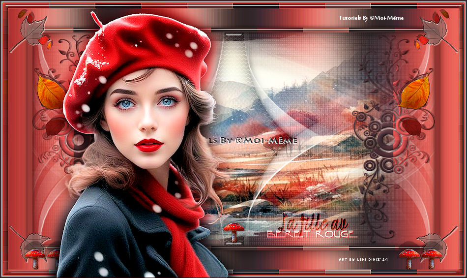 La fille au beret rouge